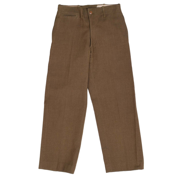 Vintage Us Army Wool Trousers Pants 1945 WW2 Size 29X29

Size Tag Says 31X29 Actual Size 29X29