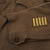 Vintage US Army IKE Jacket With Caporal, 2 Years And Half Overseas Stripes, Ar Personnal Amphibious, WW2 Honorable discharge "Rupture Duck" Patch. WW2