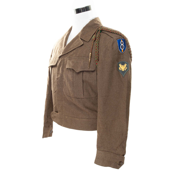 Vintage Us Army M-1950 Officer Dress Ike Wool Od Jacket 1950 Korean War Size 38L

Patch: Specialist 4, 8Th Divison