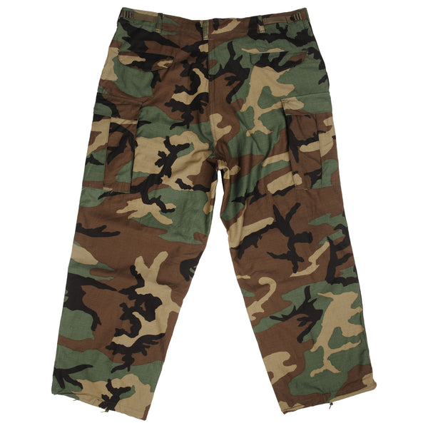 Vintage Us Army M65 Woodland Camo Trousers Pants 1985 XL Regular Deadstock  DLA100-85-C-0346