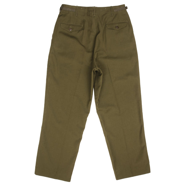 Vintage Us Army M51 Field Wool Trousers Pants 1952 Korean War Size Medium Regular Nos Deadstock