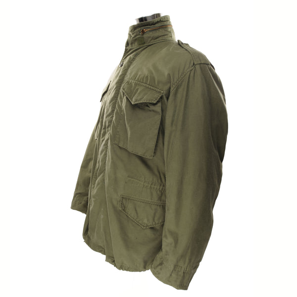 Vintage Us Army M65 Field Jacket 1973 John Ownbey Vietnam War Size Medium Long  Stock No.: 8415-782-2940  DSA100-73-C-1022