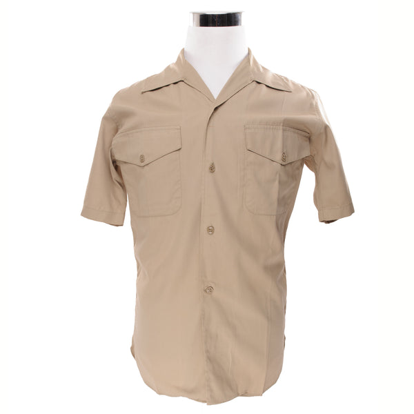 Vintage USMC Marine Creighton Short Sleeve Shirt Post Size 15 M 15 1/2