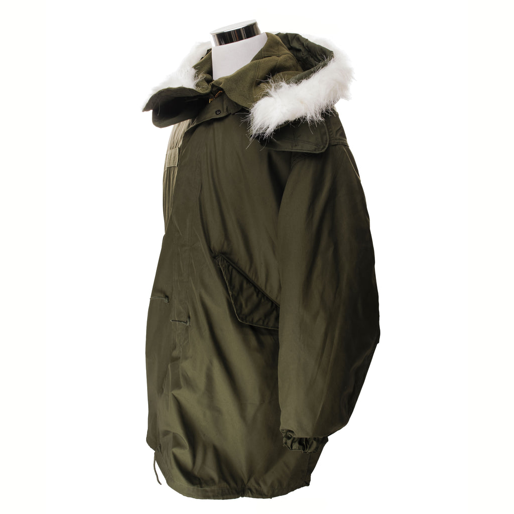 Vintage Deadstock Us Army Fishtail Parka M65 1982 Size Medium Complete With Liner and Hood Nos  STOCK NO: 8415-00-782-3218  DLA 100-82-C-0691  SO-SEW STYLES, INC.