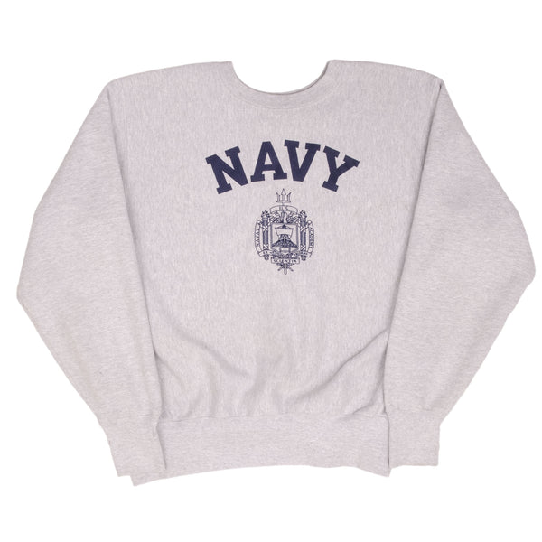 Vintage Us Navy The Cotton Exchange Sweatshirt Size Medium Made In USA