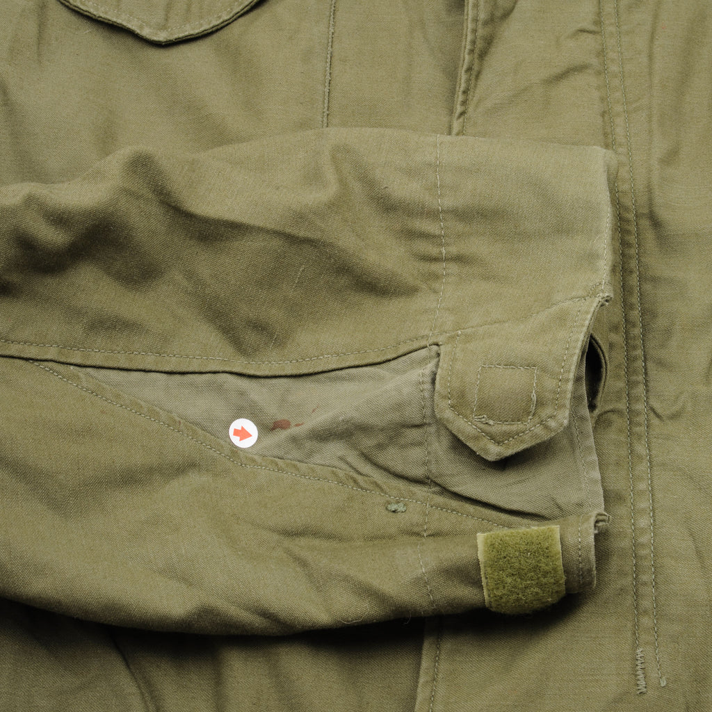 VINTAGE US ARMY M-1965 M65 FIELD JACKET 1967 VIETNAM WAR SIZE MEDIUM L ...