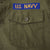 Vintage Us Navy Utility Shirt Size Medium  DSA 100-2175