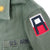 US ARMY UTILITY SHIRT P-64 P64 1967 1ST ARMY LIEUTENANT TRANSPORTATION CORPS PATCH SIZE 15 1/2 X 31